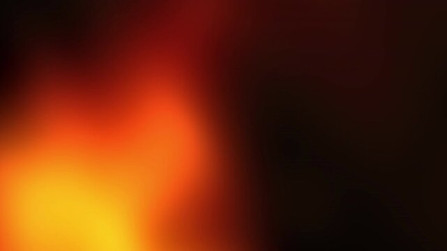 Abstract glowing black orange red gradient background video, looping video