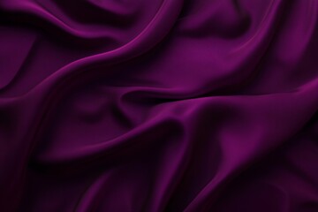 Obraz premium Luxurious Deep Plum Fabric Draping Gracefully in Soft Waves Generative AI