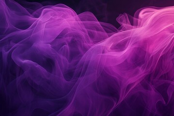 Fototapeta premium Colors Dance in a Vibrant Swirl of Plum Hues and Soft Wisps Generative AI