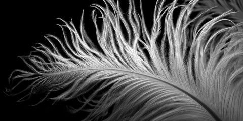 Obraz premium Swan down feather ultra-soft texture