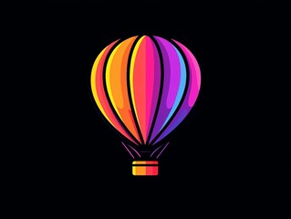 Fototapeta premium Colorful Hot Air Balloon