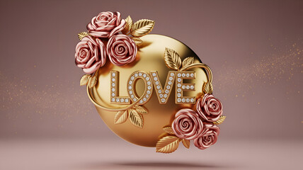 golden easter egg with ribbon