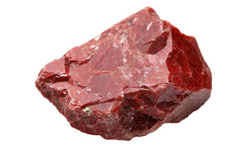 Stunning Red Raw Gemstone . Transparent background PNG