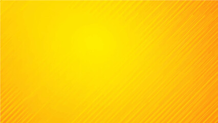 Abstract vector yellow orange comic style halftone zoom lines background.