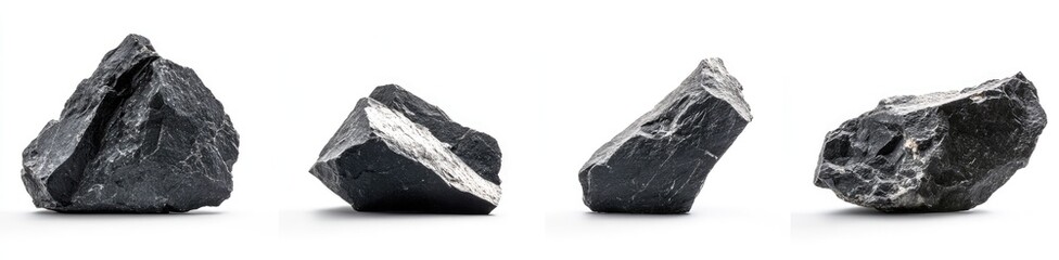 Obraz premium Assorted Dark Gray Rocks (1)