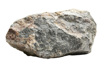 Stunning Grey and Brown Rock Specimen . Transparent background PNG