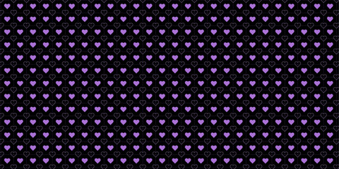 Seamless Heart Grid Pattern Background – Romantic Love Design for Valentine’s Day, Wedding, Anniversary, Cards, Fabric, Wallpaper, Greeting, Cover with violet color