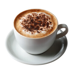 Obraz premium Cappuccino Coffee Image Photo against transparent background