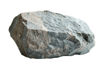 A Majestic Gray Stone . Transparent background PNG
