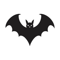 halloween bat vector illustration silhouettes