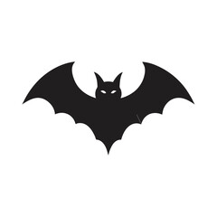 halloween bat vector illustration silhouettes