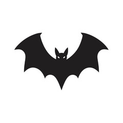 halloween bat vector illustration silhouettes