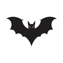 halloween bat vector illustration silhouettes