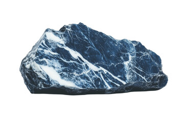 Stunning Blue Marble Rock, Natural Beauty . Transparent background PNG