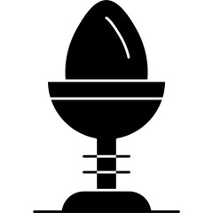 Boiled Egg Icon Vector Element