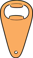 Illustration of bottle opener

