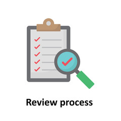 Review process Vector icon which can easily modify or edit