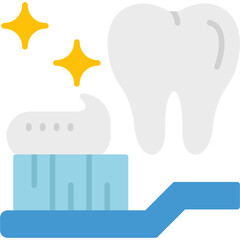 Toothbrush Icon Vector Element
