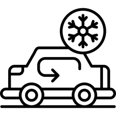 Air Conditioning Icon Vector Element