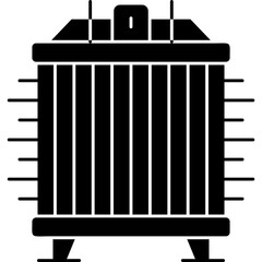 Radiator Icon Vector Element