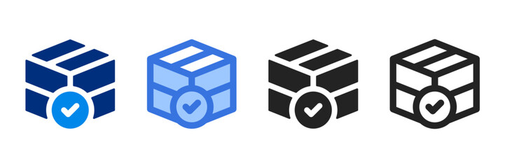 Ready Stock Icon Set Multiple Style Vector Illustration