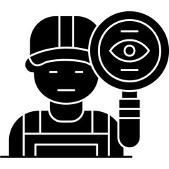 Inspection Icon Vector Element