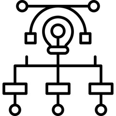 Flowchart Icon Vector Element