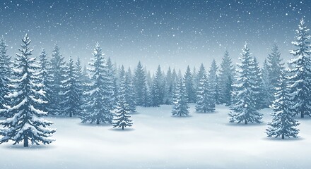 Naklejka premium Winter's Silent Embrace