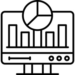 Analytics Icon Vector Element