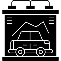 Racing Game Icon Vector Element