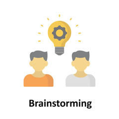 Brainstorming Vector icon which can easily modify or edit