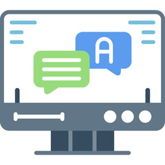 Fototapeta premium Quiz Icon Vector Element