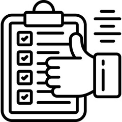 Checklist Icon Vector Element