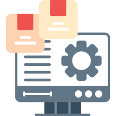 Monitoring Icon Vector Element