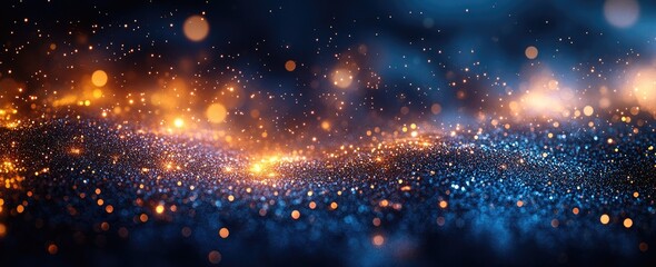 Fototapeta premium Abstract backdrop of shimmering particles.