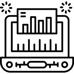 Analysis Icon Vector Element
