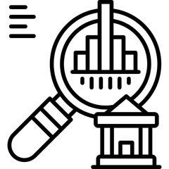 Analysis Icon Vector Element