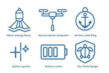 Icons representing buoy-tech include a hub, screwdriver, ring, sparkle, meter, and badge