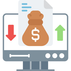 Investment Icon Vector Element