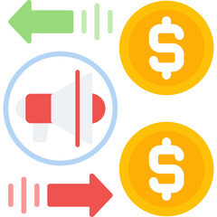 Announcement Icon Vector Element