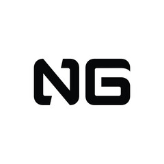NG monogram logo design letter text name symbol monochrome logotype alphabet character simple logo