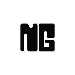 NG monogram logo design letter text name symbol monochrome logotype alphabet character simple logo