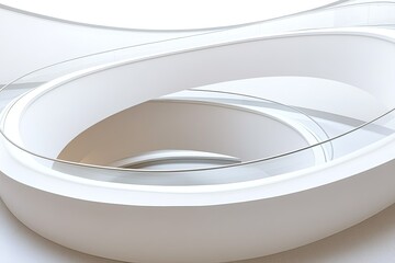 Abstract Spiral Staircase Design