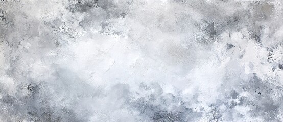White watercolor background painting with cloudy distressed texture and marbled grunge, soft gray or silver vintage colors. High quality