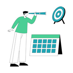 Businessman Leadership Illustration