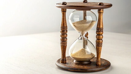 hourglass isolated on transparent background