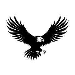 Obraz premium Eagle Bird Silhouette Design