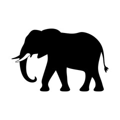 Obraz premium Elephant Animal Silhouette Art