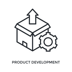 Product Development Icon Outline Style. Vector Illustration For Graphic Design