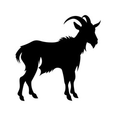 Obraz premium Mountain Goat Silhouette Design